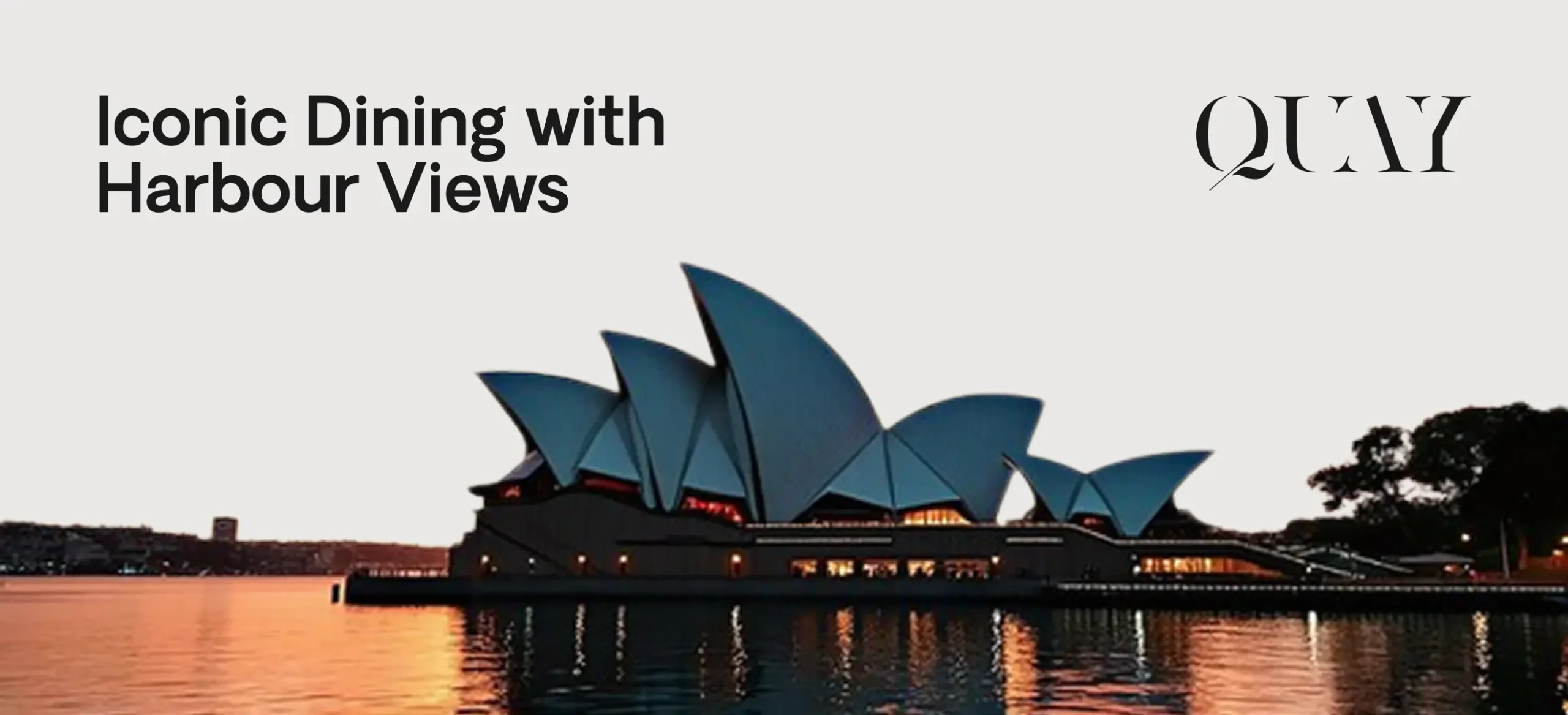 Quay Restaurant Sydney Website